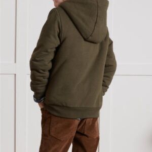 CYRILLUS SHERPA ZIPPE BICYCLE SHOP‎ GRAPHIC
LINED HOODIE SWEATSHIRT SZ 4A